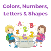 Colors Numbers Letters and Shapes